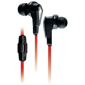 Genius Headset GX  HS-G250 SINGLE PIN ZABIUS-M Black-Red Support PC and Mobility device via 2 PIN