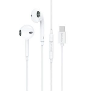 Promate USB-C Stereo Earphones with Mic & Volume Control GEARPOD-C2.WHITE