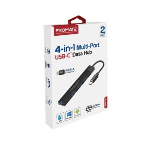Promate 4-in-1 Multi-Port USB-C Data Hub / LITEHUB-4