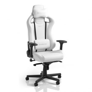 Noblechairs EPIC Gaming Chair White Edition High-Tech Vinyl