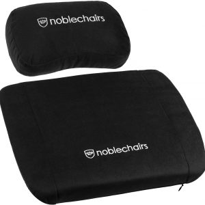 noblechairs Memory Foam Pillow Set – black