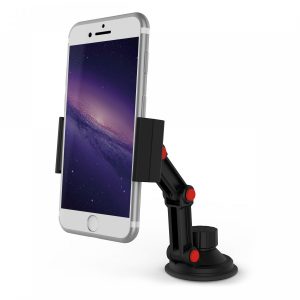 Promate rise Rotatable Car Mount Holder for Mobile Phone - Multi‐Level 360‐degree