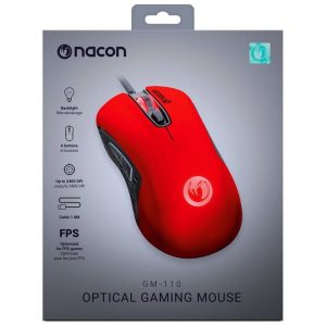 Nacon Gaming Mouse GM-110 RED