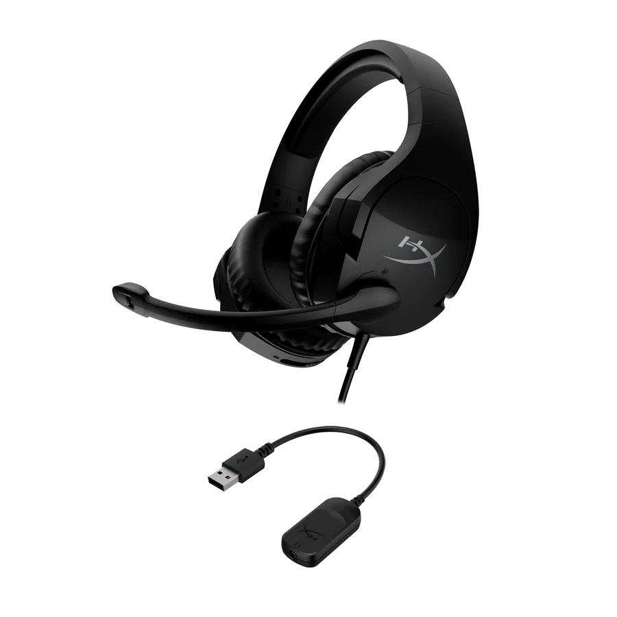 HyperX Cloud Stinger S + 7.1 - Gaming Headset (Black) PC-HHSS1S-AA-BK/G