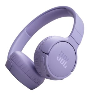 JBL Tune 670NC - Noise Cancelling Headphones -Up to 70H Battery Life with Speed Charge, Lightweight, Comfortable and Foldable Design, Purple
