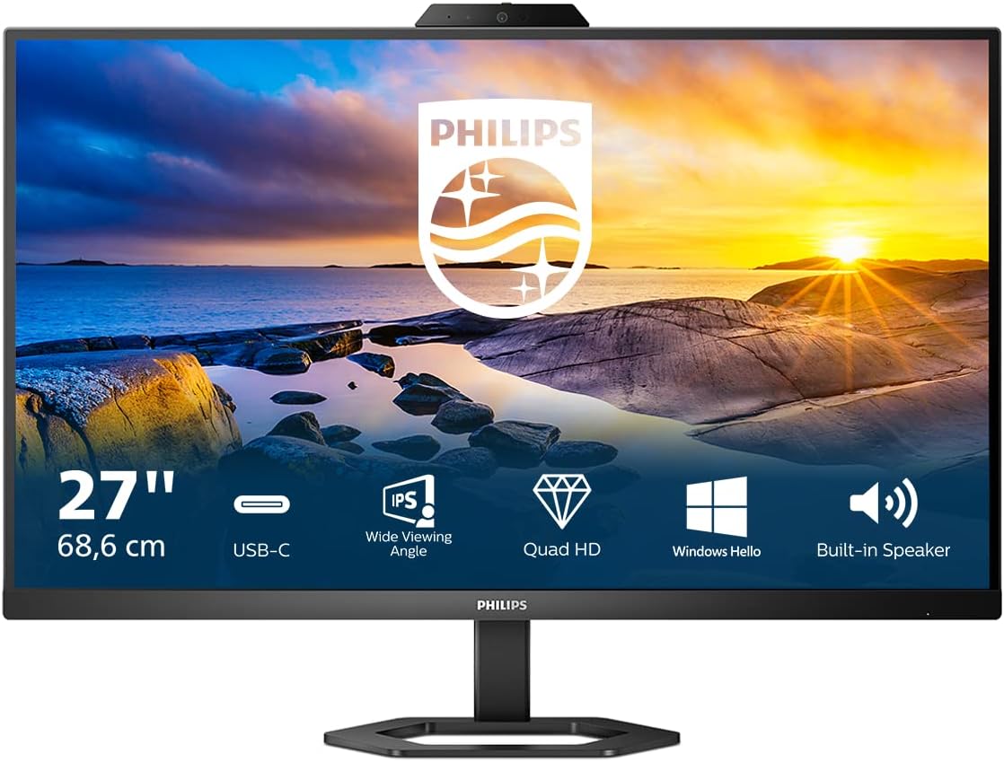PHILIPS LCD monitor with Windows Hello Webcam - 27E1N5600HE/00
