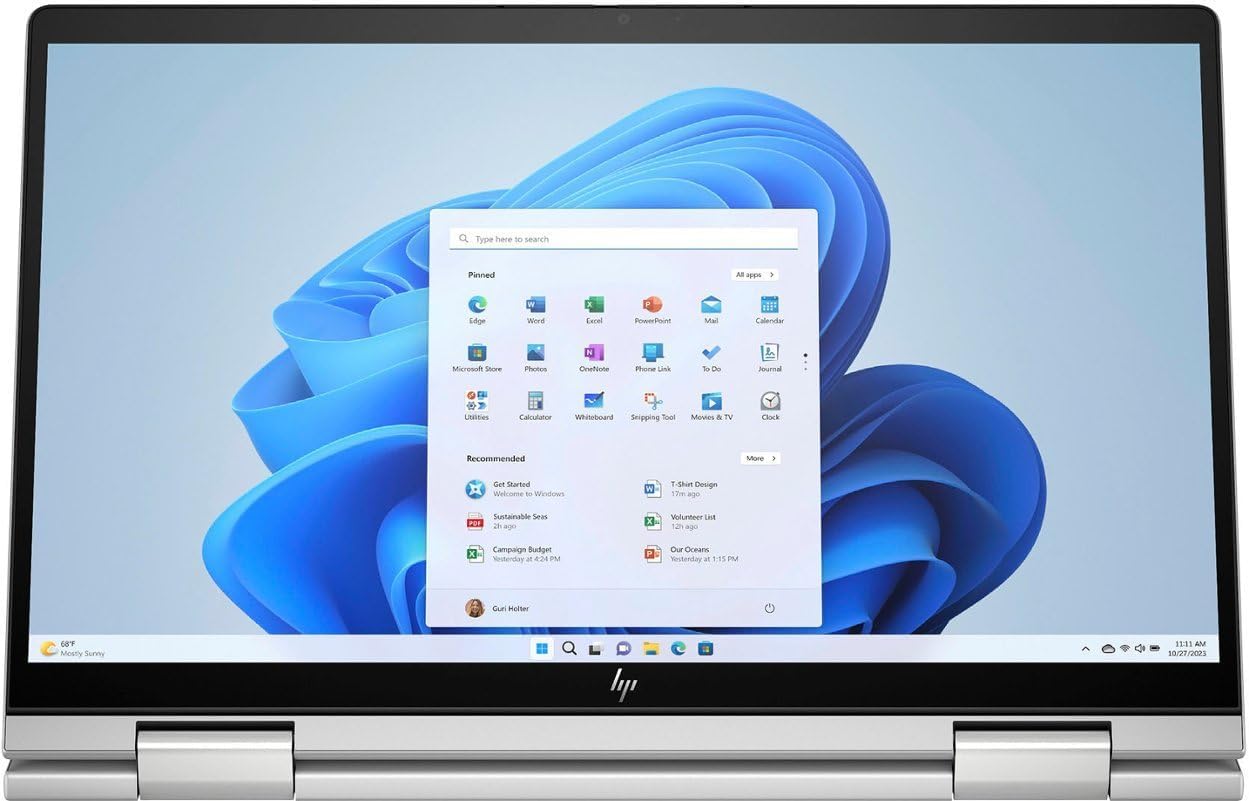 HP Envy-14-ES1023DX Business Laptop, 10 Cores Intel Core 7 150U Intel Graphics, 16GB DDR4 RAM 512GB SSD, 14" FHD 60Hz LED-backlit Touchscreen Display - Image 4