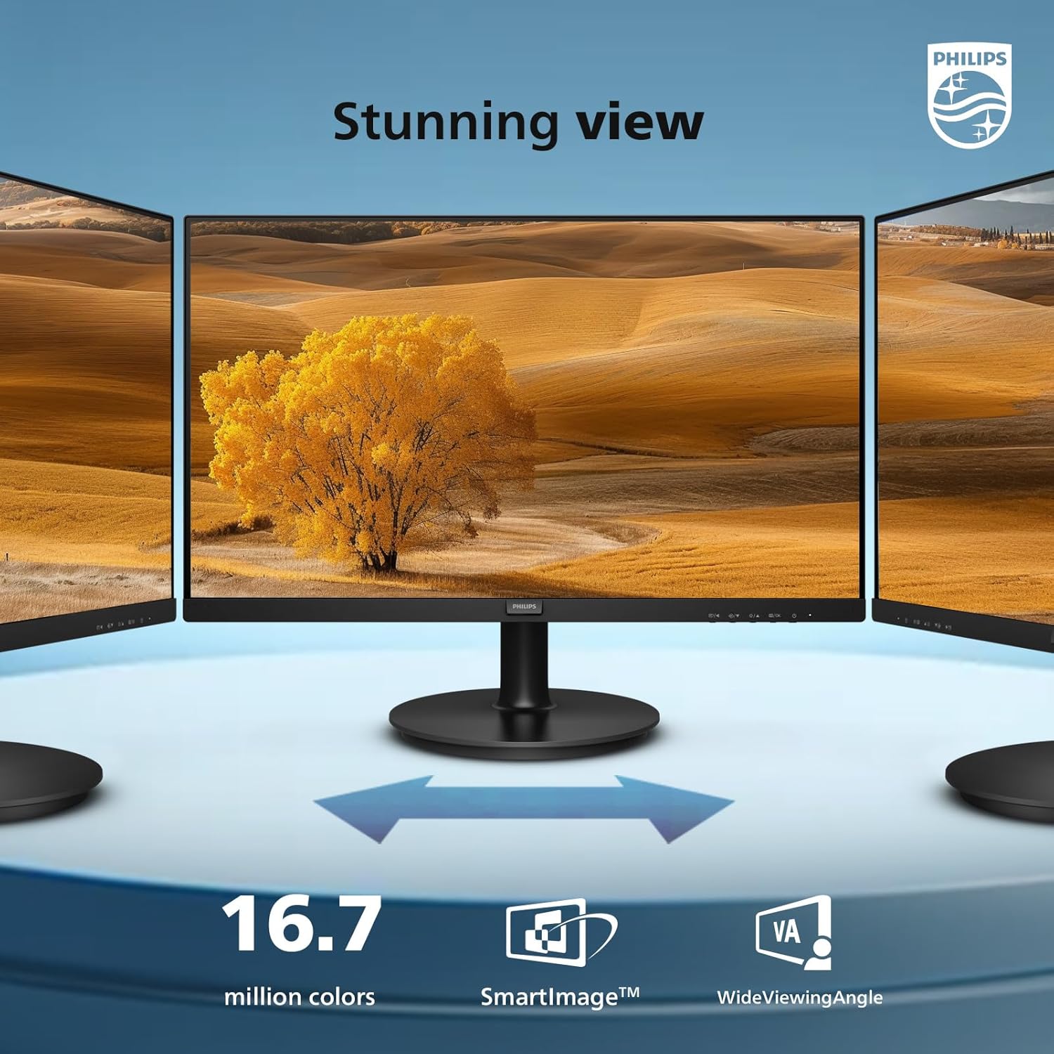 Philips 241V8B 23.8" Full HD LCD Monitor - Enhanced Image Quality with 100Hz Refresh Rate - Image 4