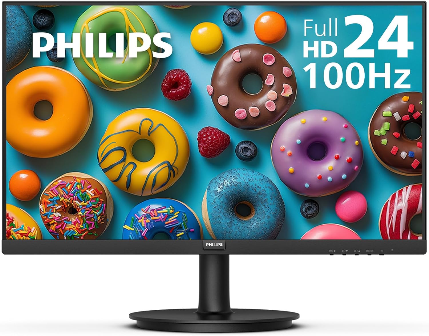 Philips 241V8B 23.8" Full HD LCD Monitor - Enhanced Image Quality with 100Hz Refresh Rate