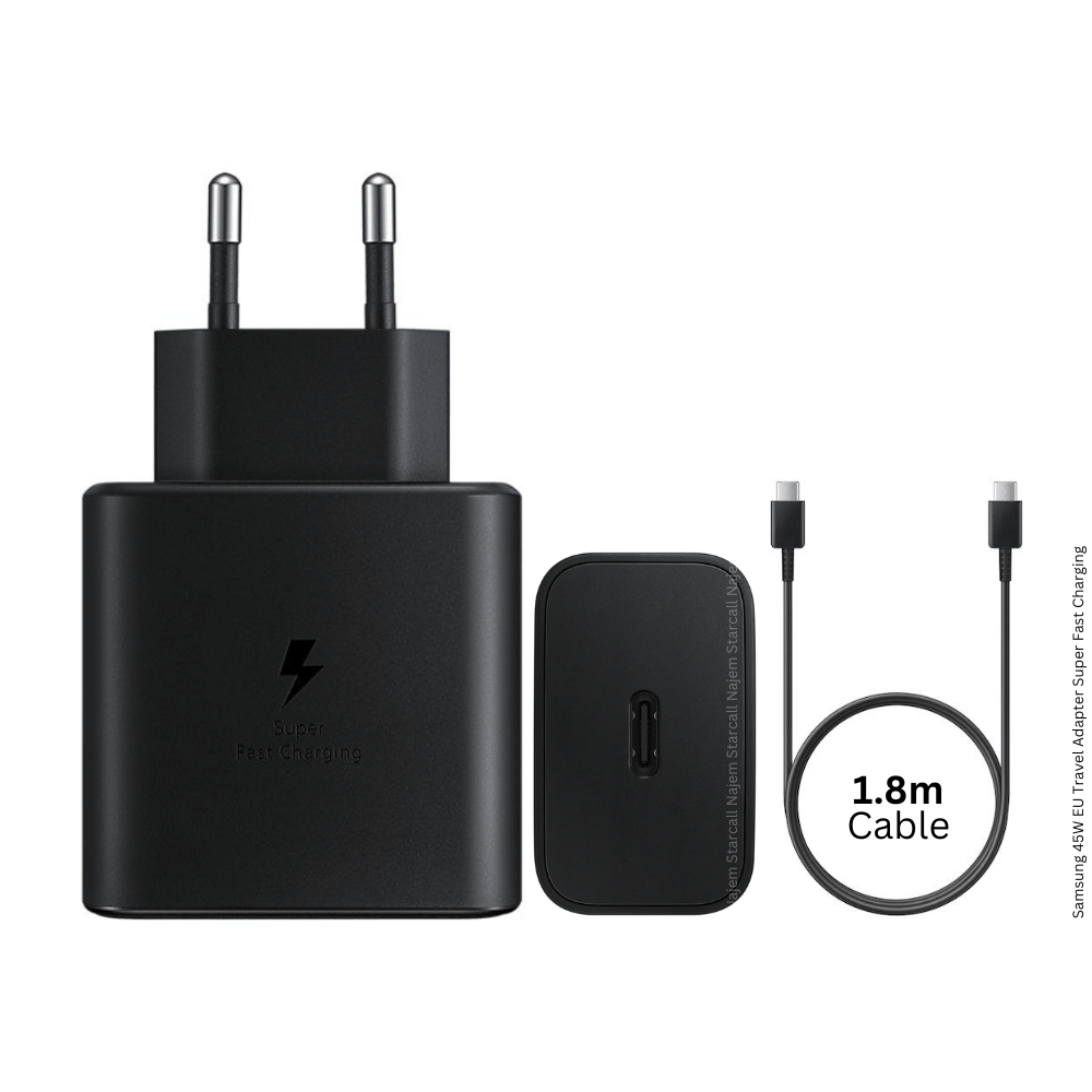 Samsung 45W PD Adapter with 1.8m USB-C Cable