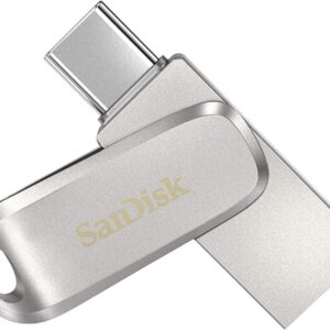 SanDisk 128GB Ultra Dual Drive Luxe USB Type-C - SDDDC4-128G-G46, Sliver