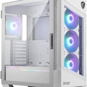 MSI MPG Velox 100R White - Mid-Tower Gaming PC Case