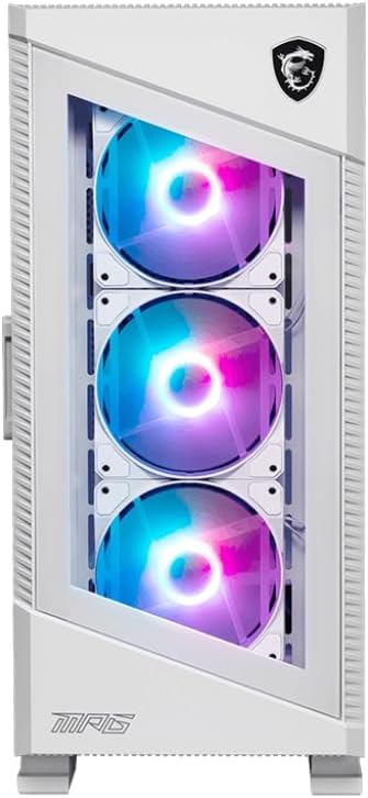 MSI MPG Velox 100R White - Mid-Tower Gaming PC Case - Image 4
