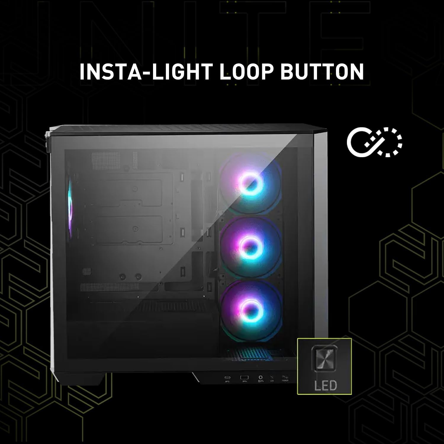 MSI MAG PANO M100R PZ Black - Premium Mid-Tower Gaming PC Case - Image 10