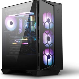MSI MPG GUNGNIR 110R - Premium Mid-Tower Gaming PC Case