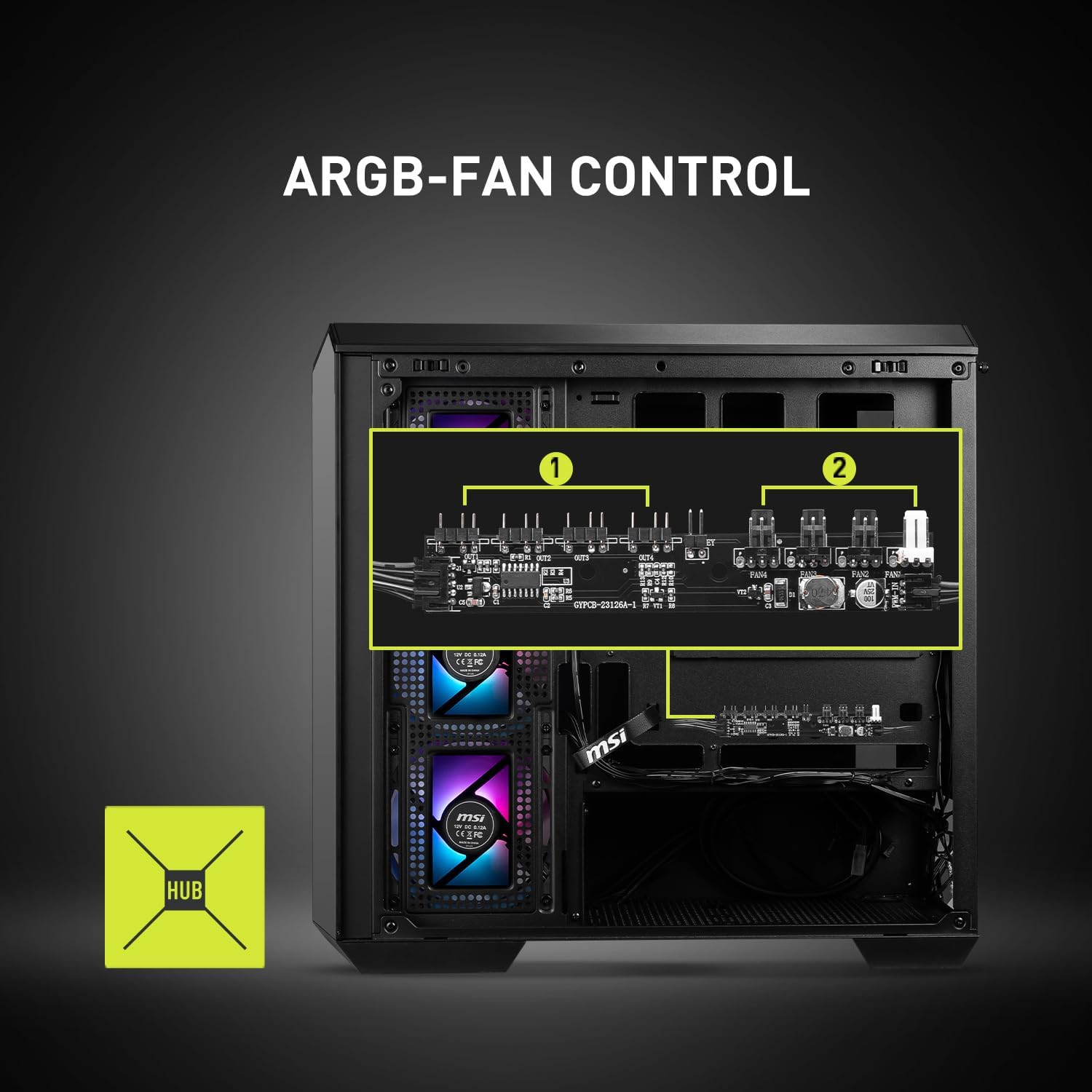 MSI MAG PANO M100R PZ Black - Premium Mid-Tower Gaming PC Case - Image 8