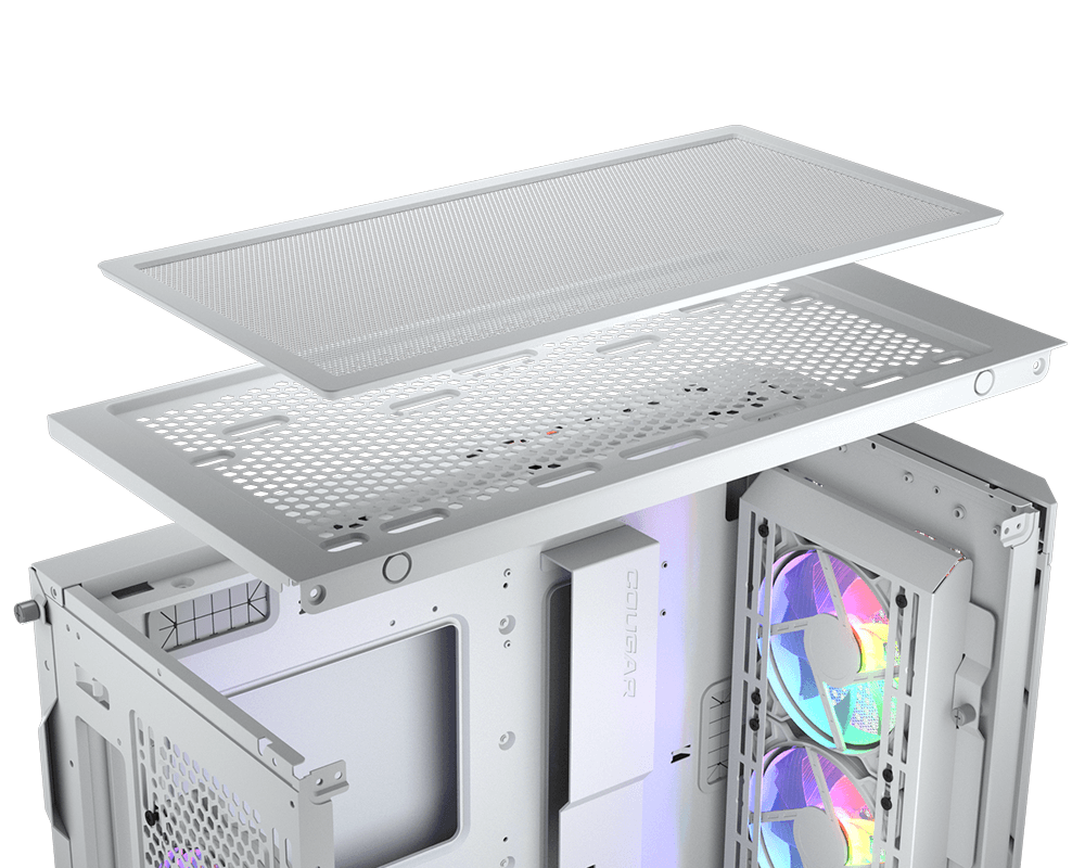 COUGAR MID TOWER CASE DUOFACE PRO RGB White - Image 10