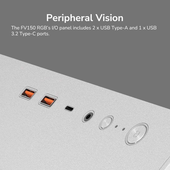 COUGAR Case FV150 RGB WHITE & Black - Image 11