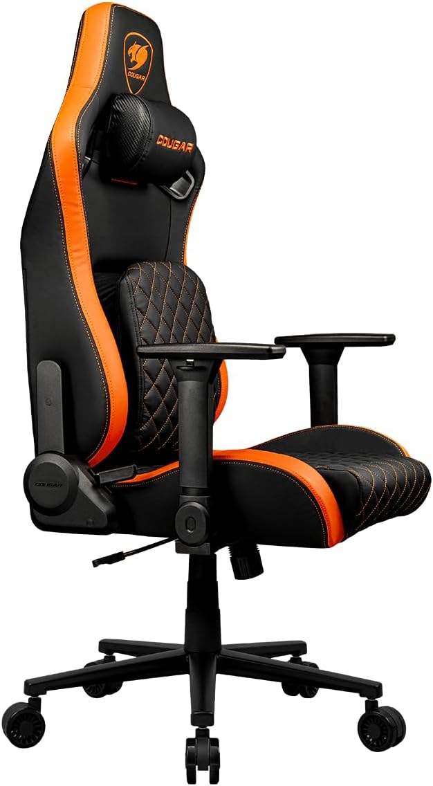 Cougar Defensor Ergonomic Office/Gaming Chair,Black/Orange - Image 3
