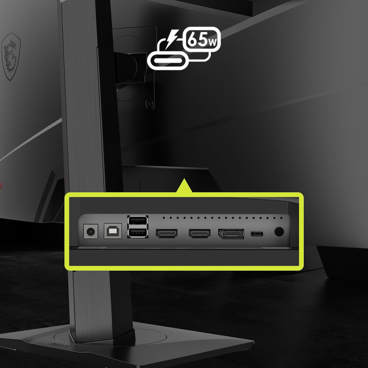 MSI MPG274URF QD 27-inch 3840 x 2160 (UHD) Computer Monitor, 160Hz, Adaptive-Synch, HDMI, DisplayPort, VESA Mountable, Tilt, Height Adjustable, Speaker, 0.5ms, Black - Image 2