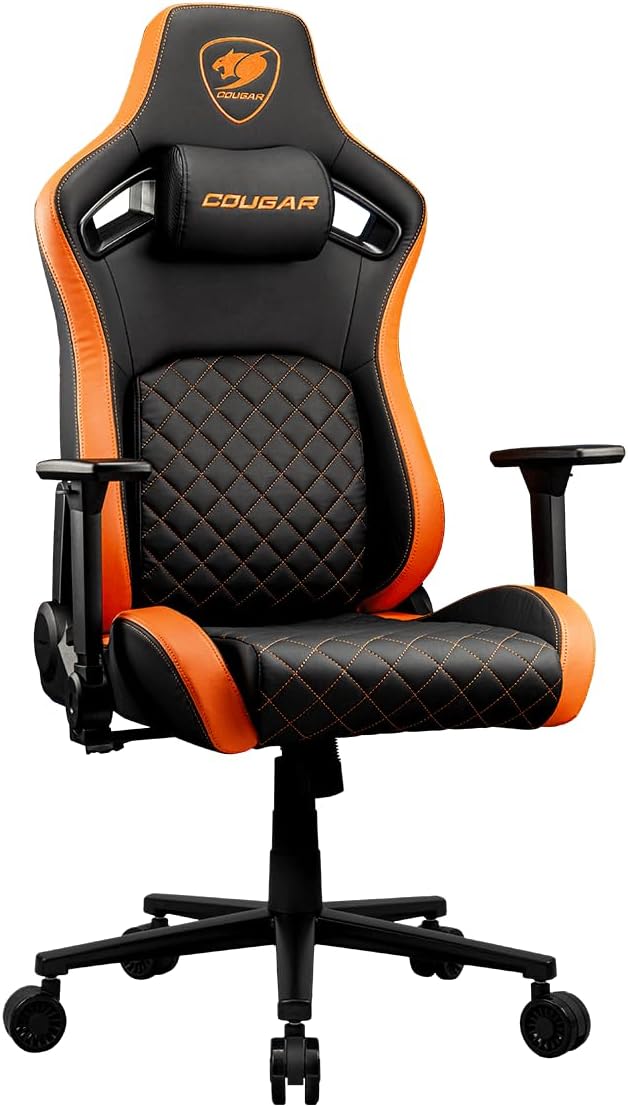Cougar Defensor Ergonomic Office/Gaming Chair,Black/Orange