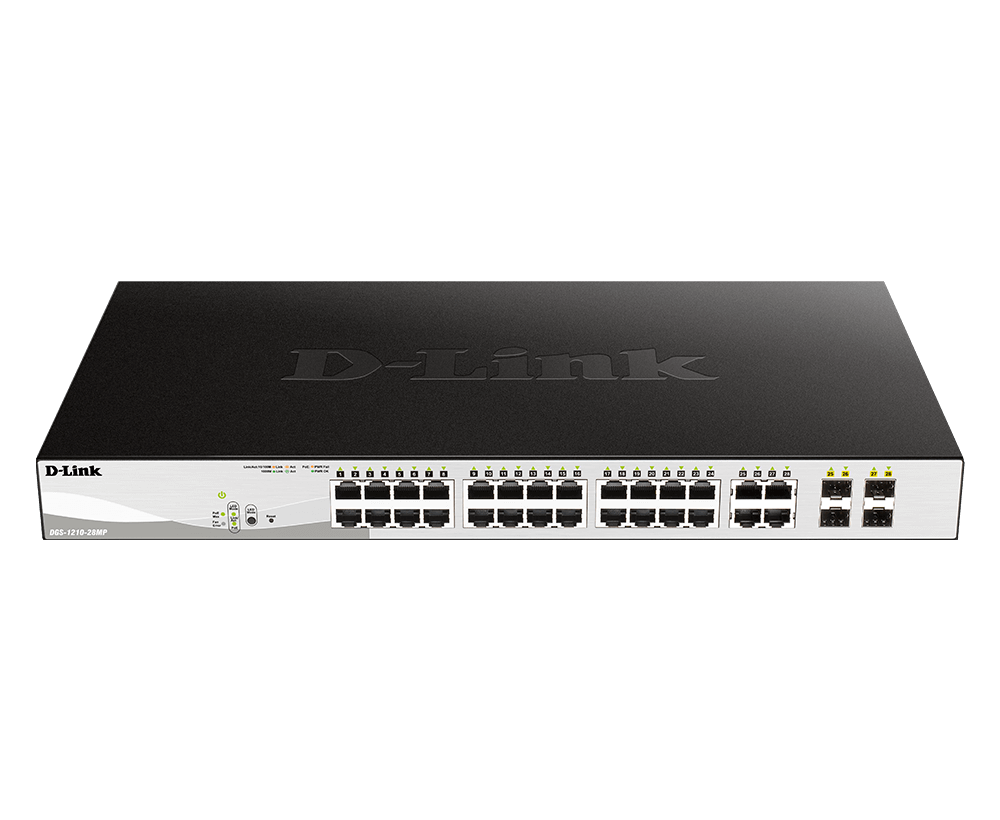 D-Link Smart Managed PoE Switch DGS-1210-28MP