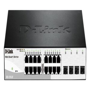 D-Link DGS-1210-20 D-Link 16-Port 10/100/1000Base-T with 4 SFP ports Smart Switch