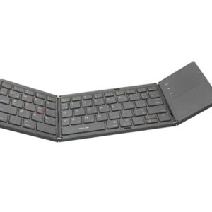 Green Lion Foldable Bluetooth Keyboard – Portable, Quiet, and Universal Compatibility – Gray