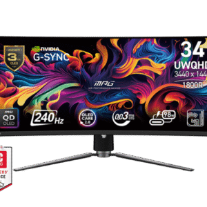 MSI MPG 341CQPX QD-OLED Curved Gaming Monitor