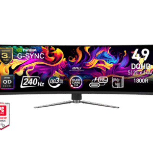 MSI MPG 491CQPX QD-OLED - 49" Ultrawide 240Hz Curved Gaming Monitor