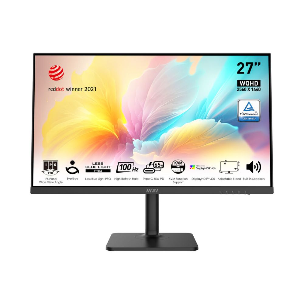 MSI Modern MD272QXP – LED monitor 27″ 2560 x 1440 WQHD 100 Hz – IPS