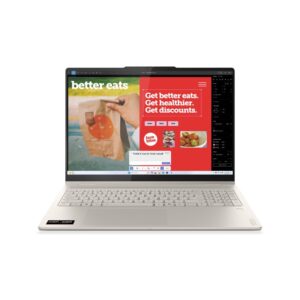 LENOVO YOGA 7 16IML9 - 16" WUXGA (1920x1200)X360 TOUCHSCREEN Laptop - 16GB DDR5 ON BOARD - 512GB NVME - WIN 11 / SEASHELL | 83JU0001US