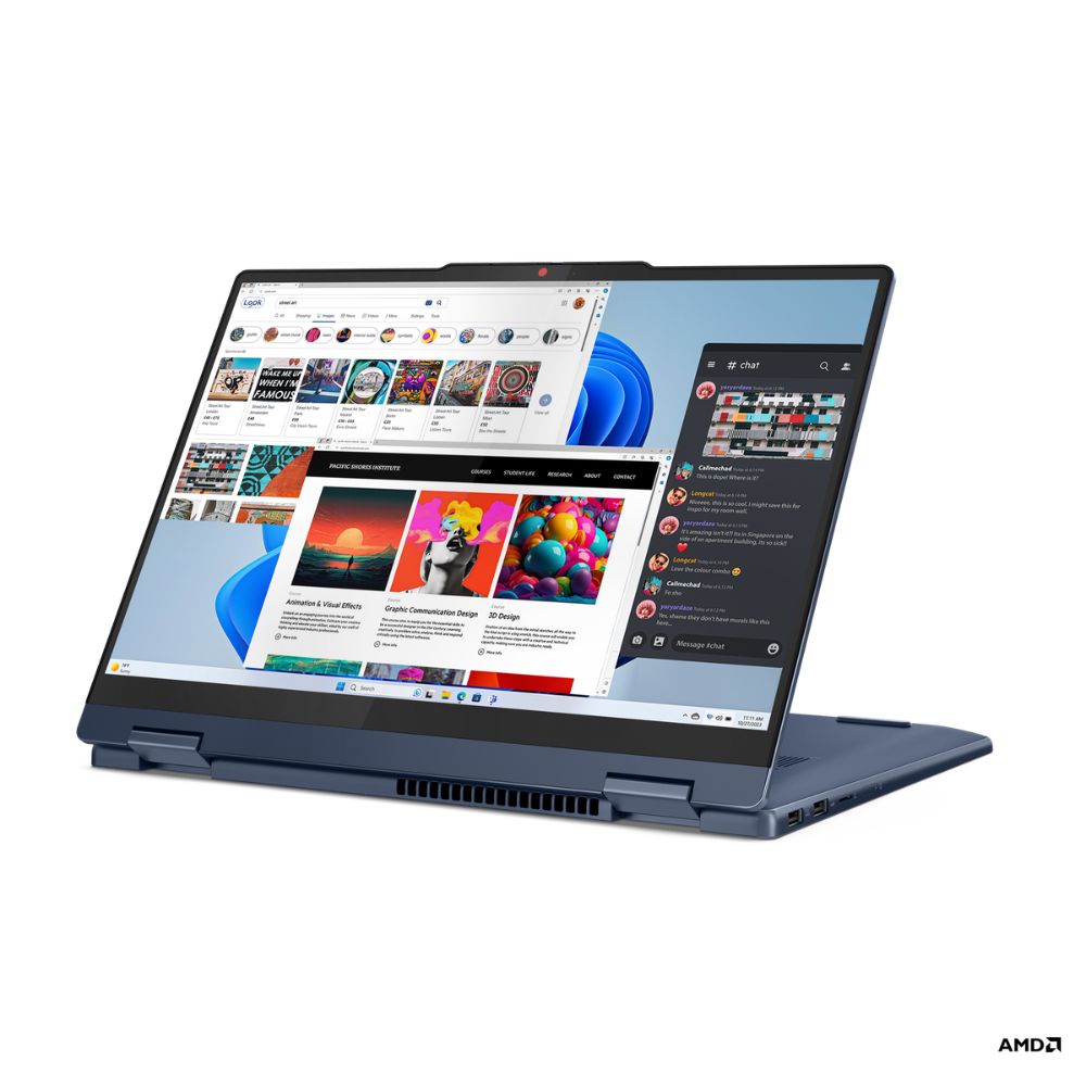 Lenovo IdeaPad 5 2-in-1 83DR000GUS – 14″ Touchscreen X360 Laptop – AMD Ryzen™ 7 8845HS – 16GB Ram – 1TB SSD – Integrated AMD Radeon™ 780M Graphics - Image 3
