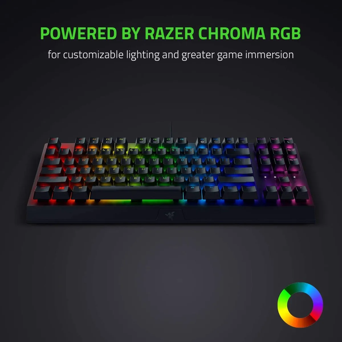 Razer Blackwidow V3 Tenkeyless (Yellow Switch) – Mechanical Gaming Keyboard - Black - Image 5