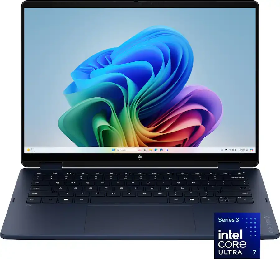 HP OmniBook X Flip 14-KP0023DX 2-in-1 Laptop | Intel Core Ultra 7 355 / 24GB DDR5 / 512GB NVMe SSD / 14" 2K touchscreen
