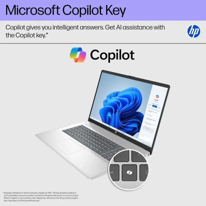 HP 17 17-CP2025DX — Ryzen 5 7520U / 8GB / 512GB SSD / 17.3" FHD - Image 4